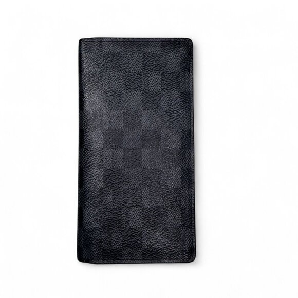 Men's Louis Vuitton - Damier Graphite Brazza Wallet - Picture 2 of 13